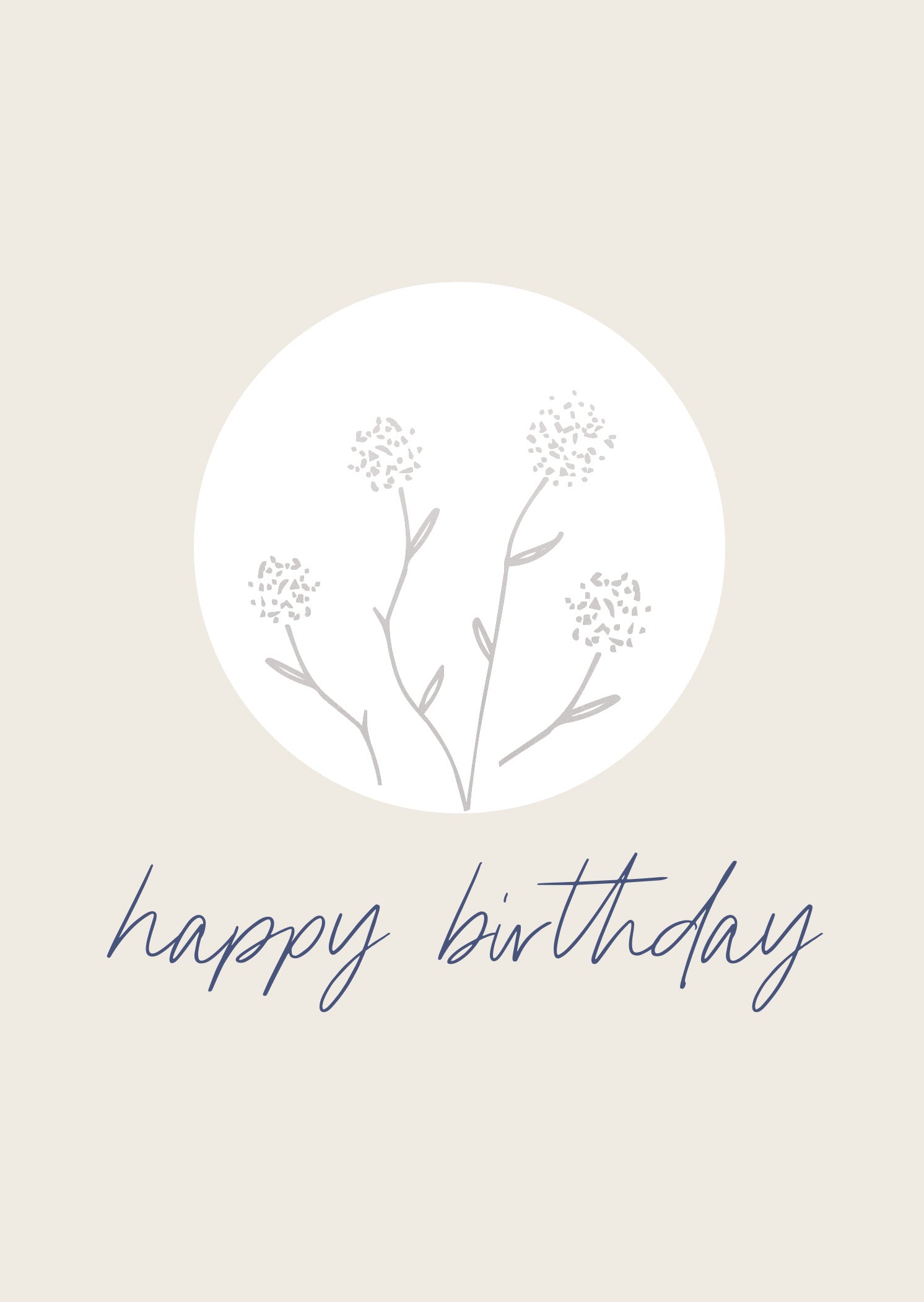 Greeting Card Dainty - FLORAL